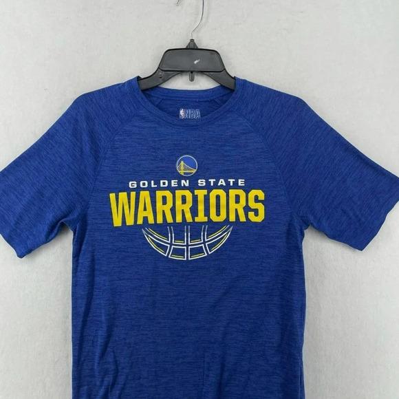 NBA T-Shirt Men's Sz S Blue Golden State Warriors Crew Neck Short Sleeve - Picture 6 of 11